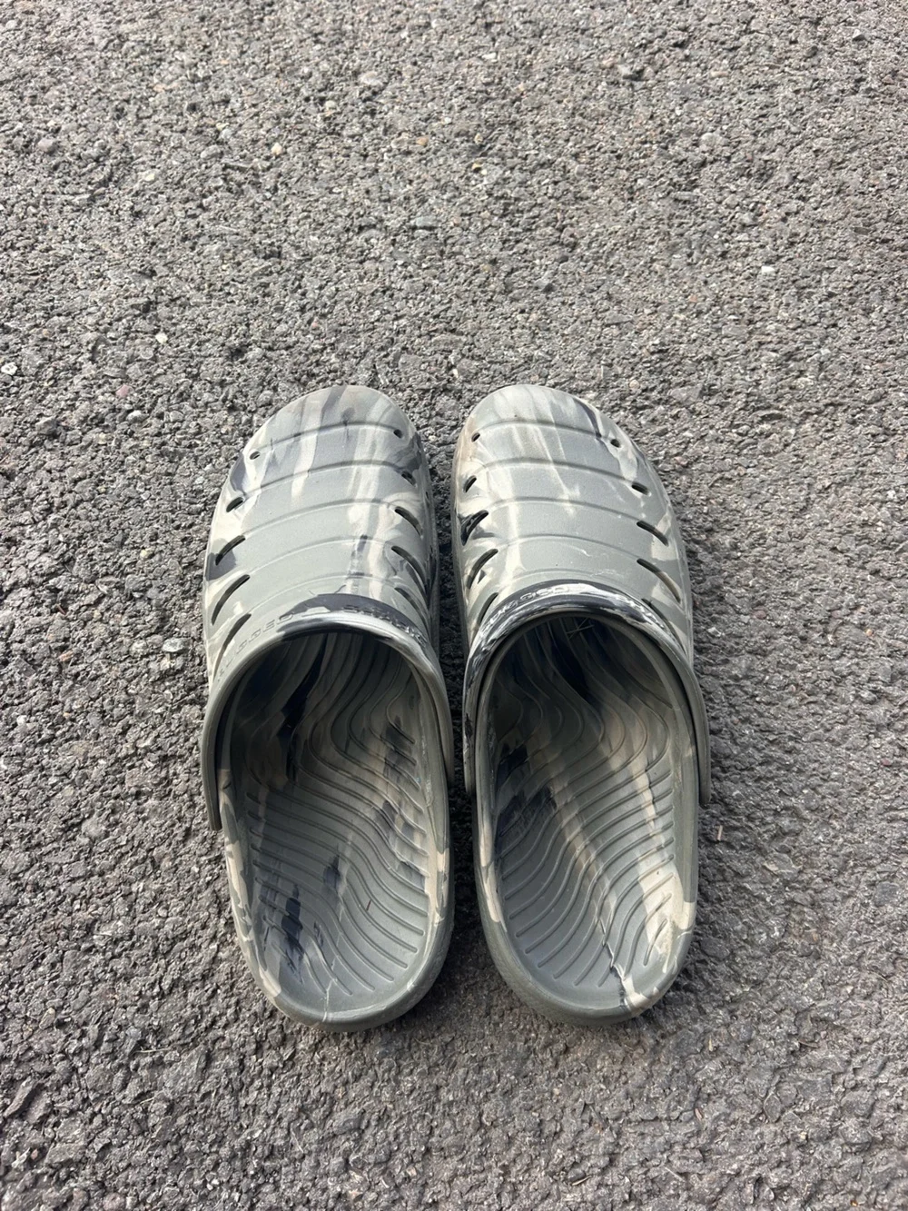 Men's Camouflage Slip-On Rugged Shark Shoes